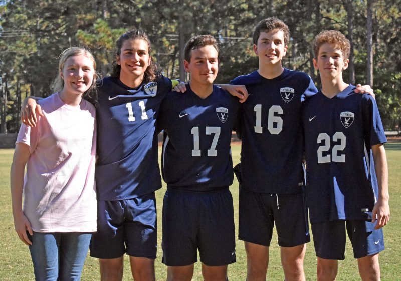 O’Neal Senior Student-Athletes for Fall Sports are Celebrated